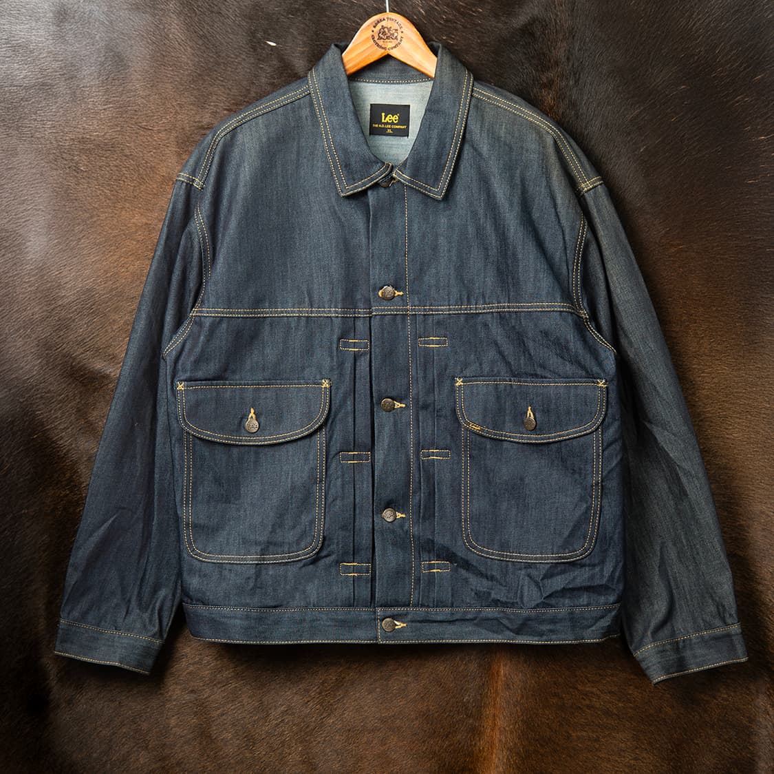 [XL] Lee 코듀라 오버사이즈 핏 데님 트러커 자켓  상품이미지1