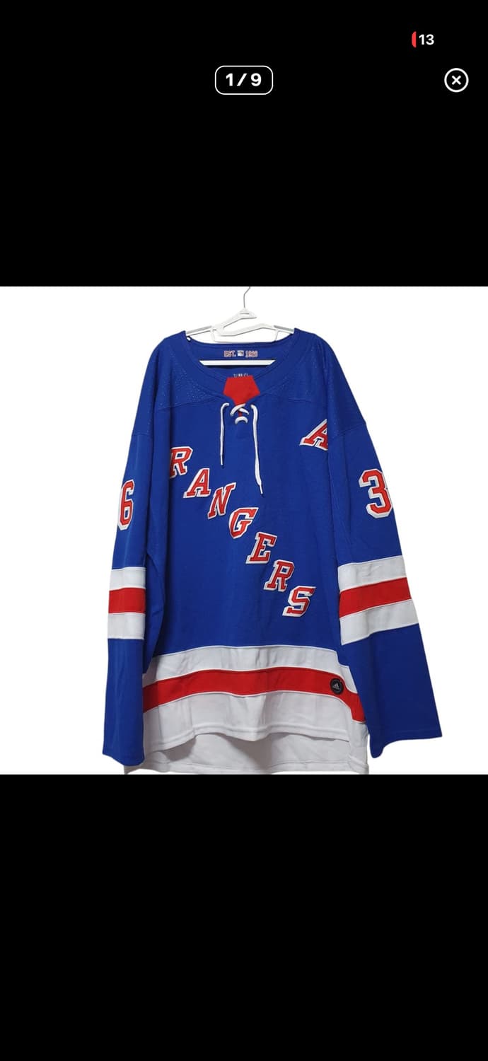 아디다스 뉴욕 레인저스 하키 저지 상품이미지1