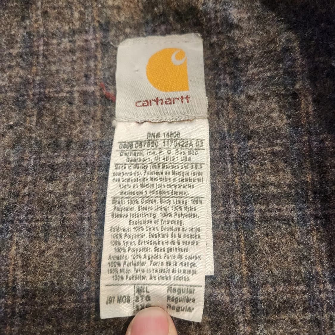 칼하트 J97 디트로이트 자켓 모스 그린 상품이미지3