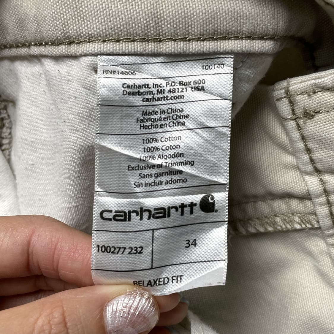 CARHARTT 칼하트100277 릴렉스핏 카고 하프팬츠 A01146 상품이미지10