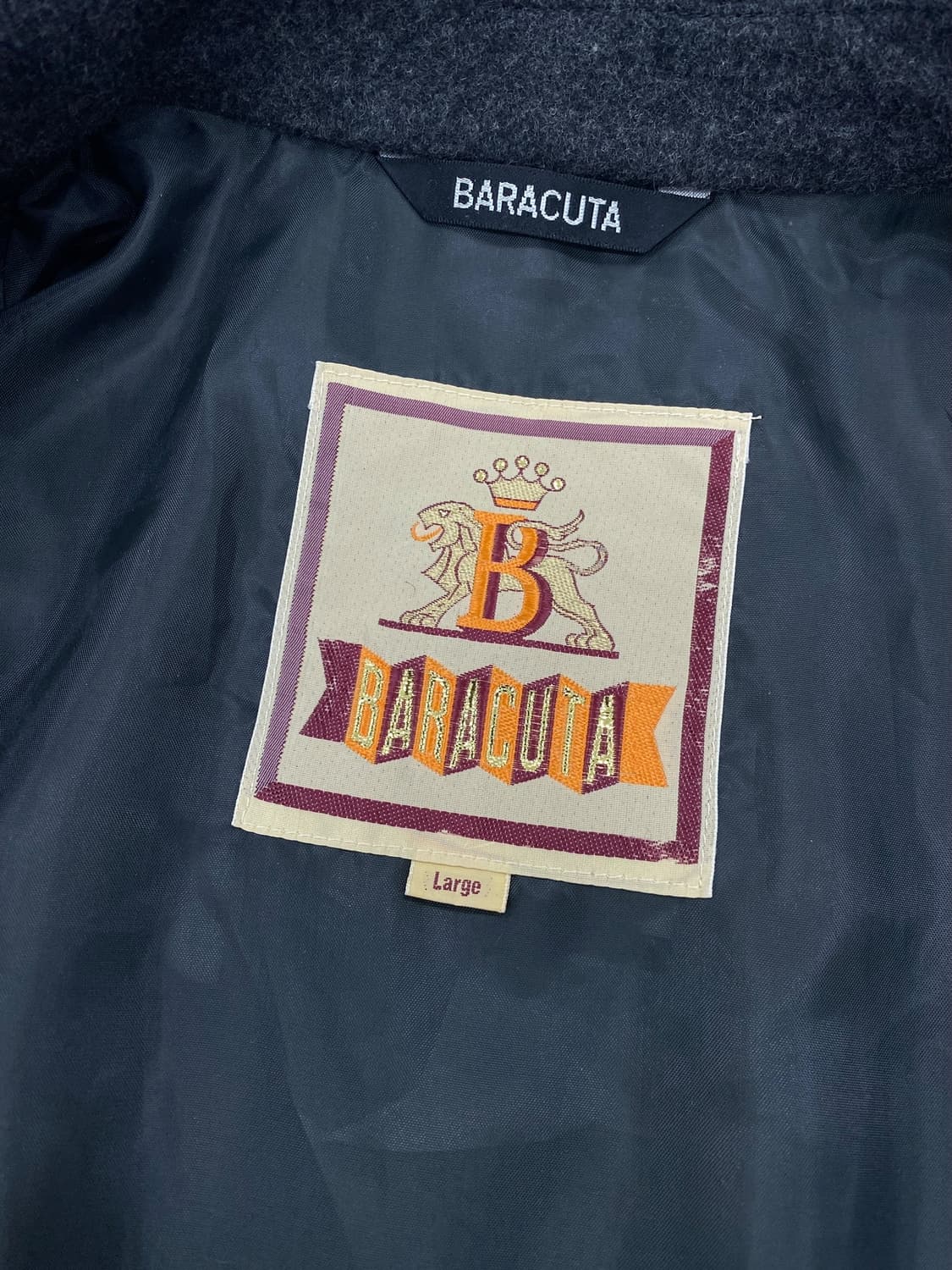 90‘s 바라쿠타 울 카 코트 상품이미지7