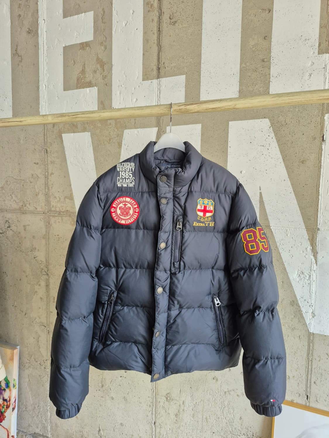 타미힐피거 패치 푸퍼 패딩(S공용) 상품이미지4