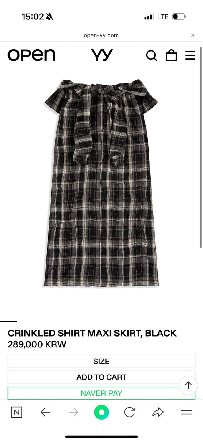 새상품 오픈YY 스커트 상품이미지1