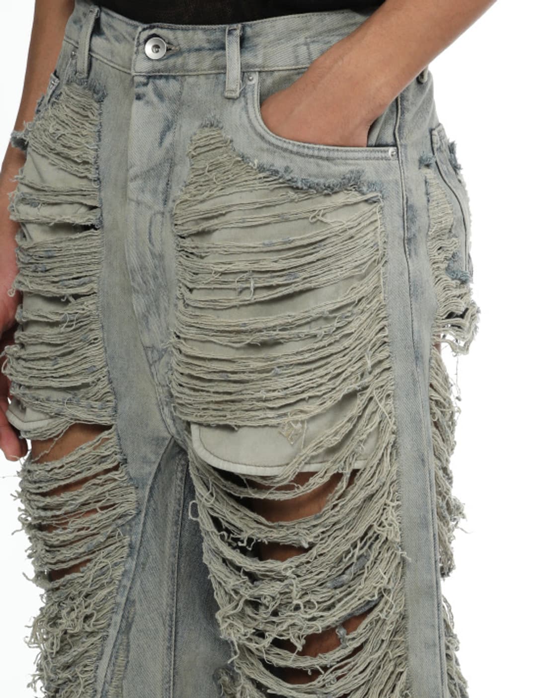릭오웬스 다크쉐도우 Geth jeans 인디고 32 상품이미지5