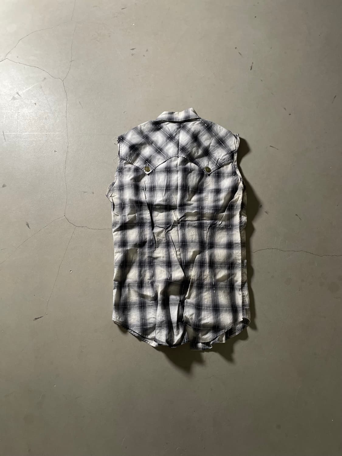 Burma Shave Ombre Check western shirt 상품이미지5