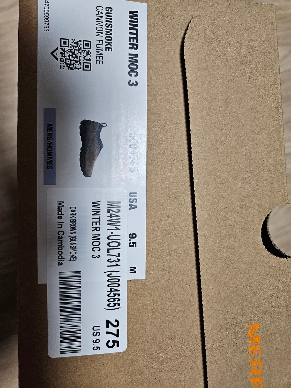 머렐 윈터 목3 건스모크 275 상품이미지5