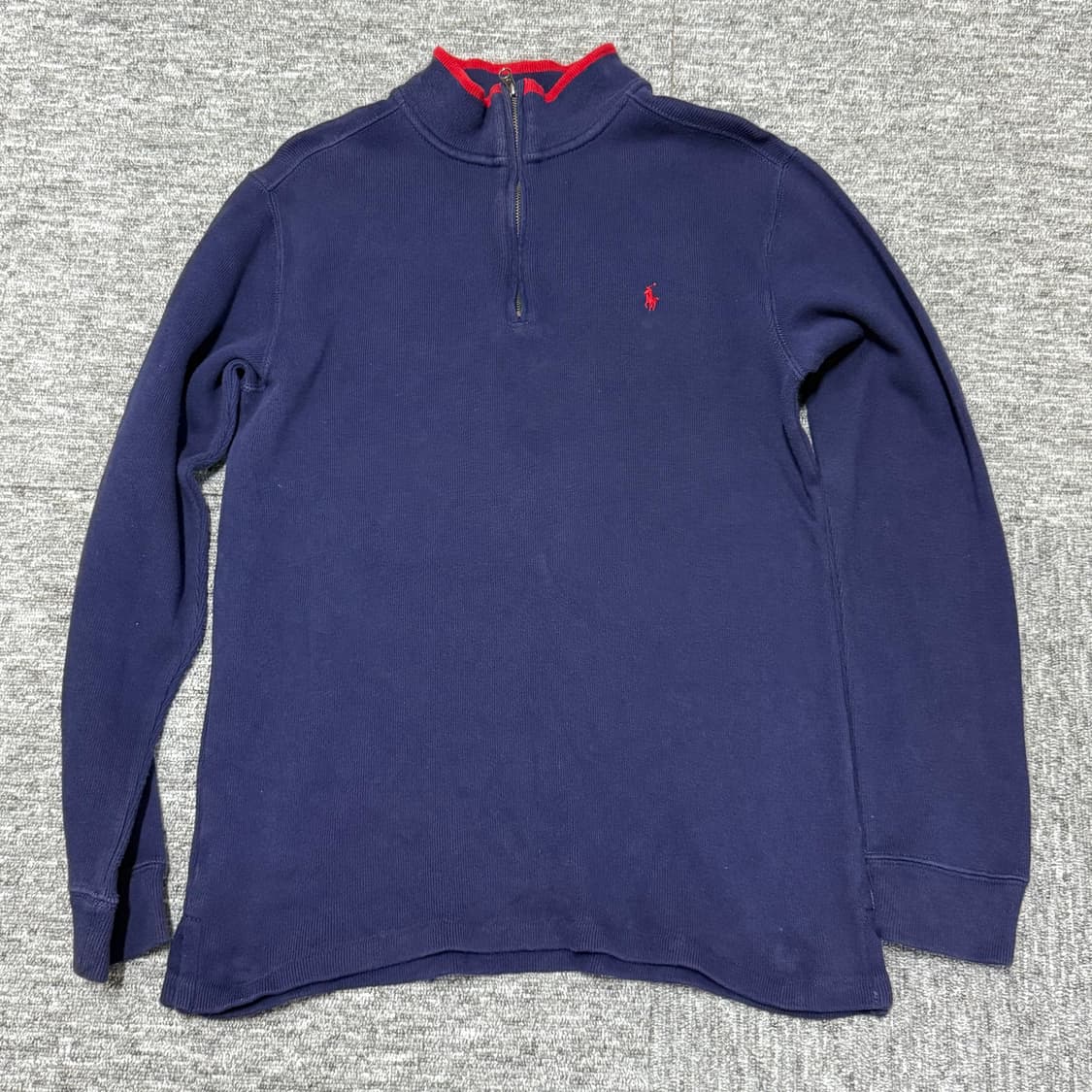 폴로 반집업 니트 (보이즈XL/성인90-95) 상품이미지1