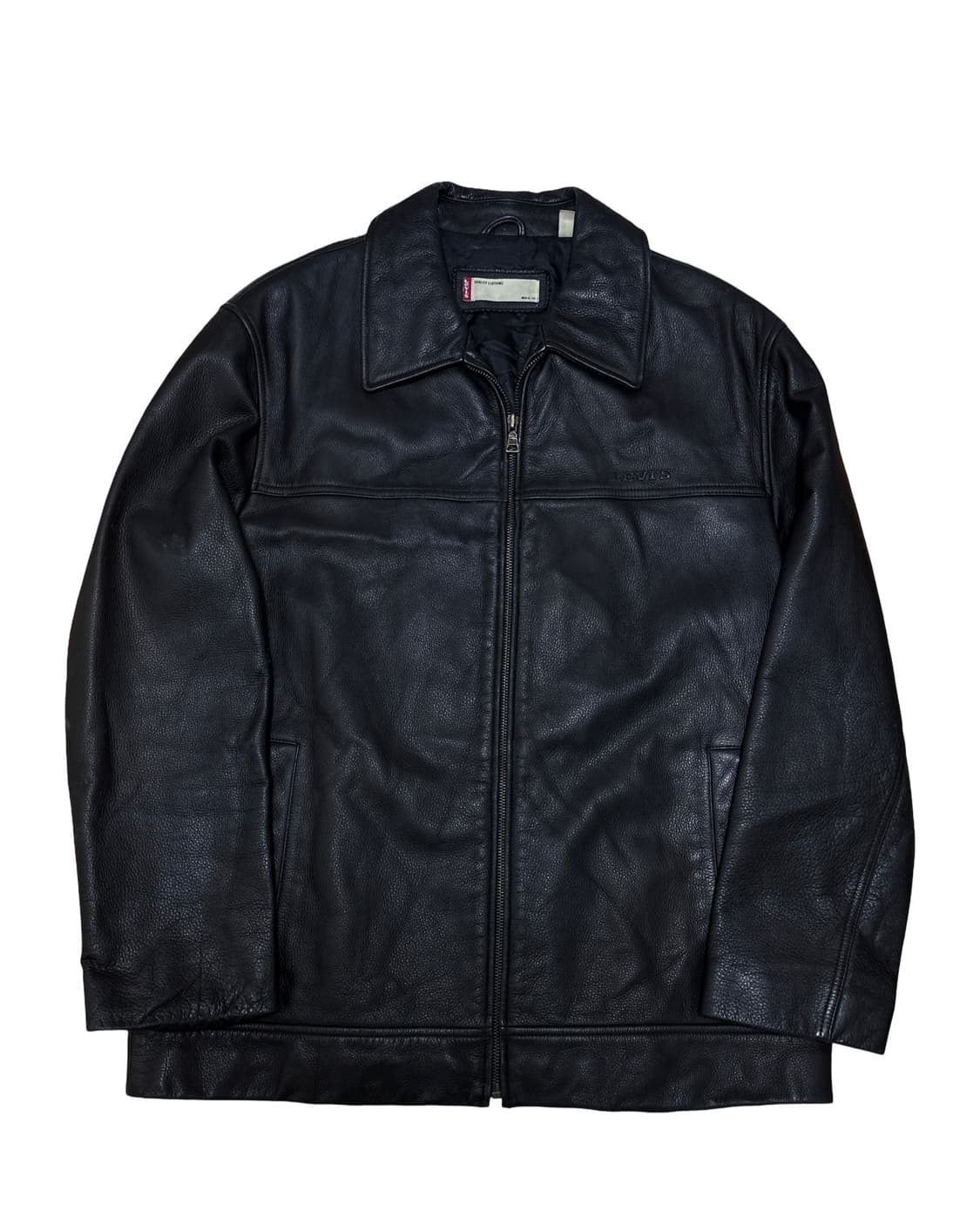 리바이스 블랙 소가죽 레더 자켓 상품이미지1