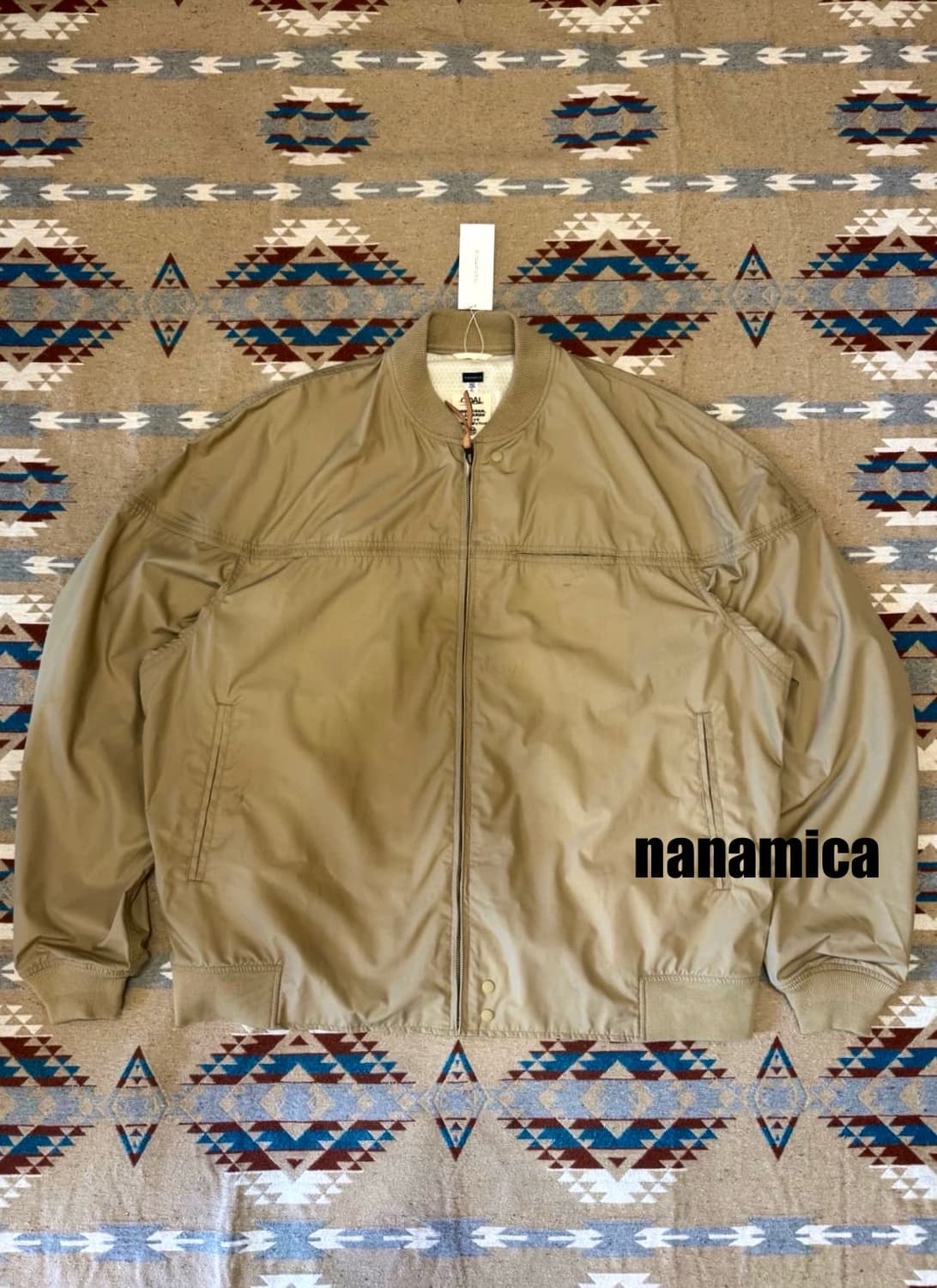 [XL] 나나미카 카데드 봄버 자켓 센드 베이지 상품이미지1