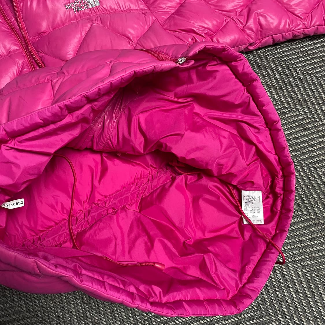 노스페이스 600 다이아몬드 퀼팅 구스다운 푸퍼 패딩 핑크y 5143 상품이미지10