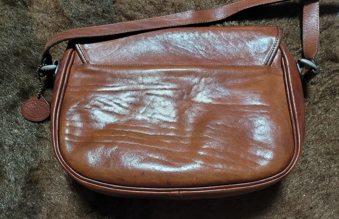 호주 OROTON 빈티지 가죽 핸드백 상품이미지8