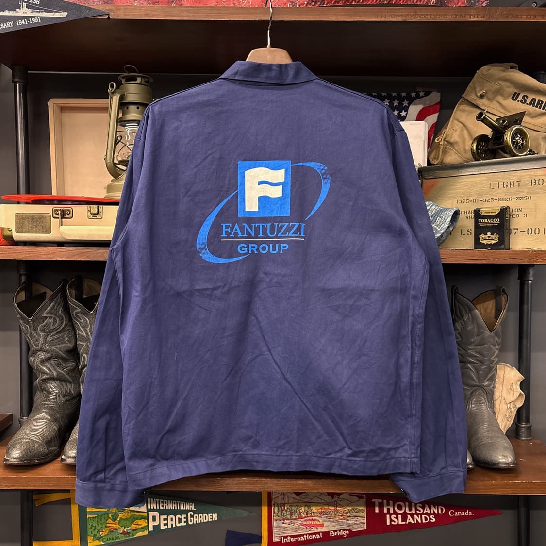 90s 오리지널 프렌치워크자켓 2포켓 리얼워크 패치 N804 상품이미지2