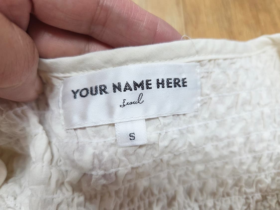 유어네임히얼 싱그러운 블라우스 55-66 새상품 상품이미지7