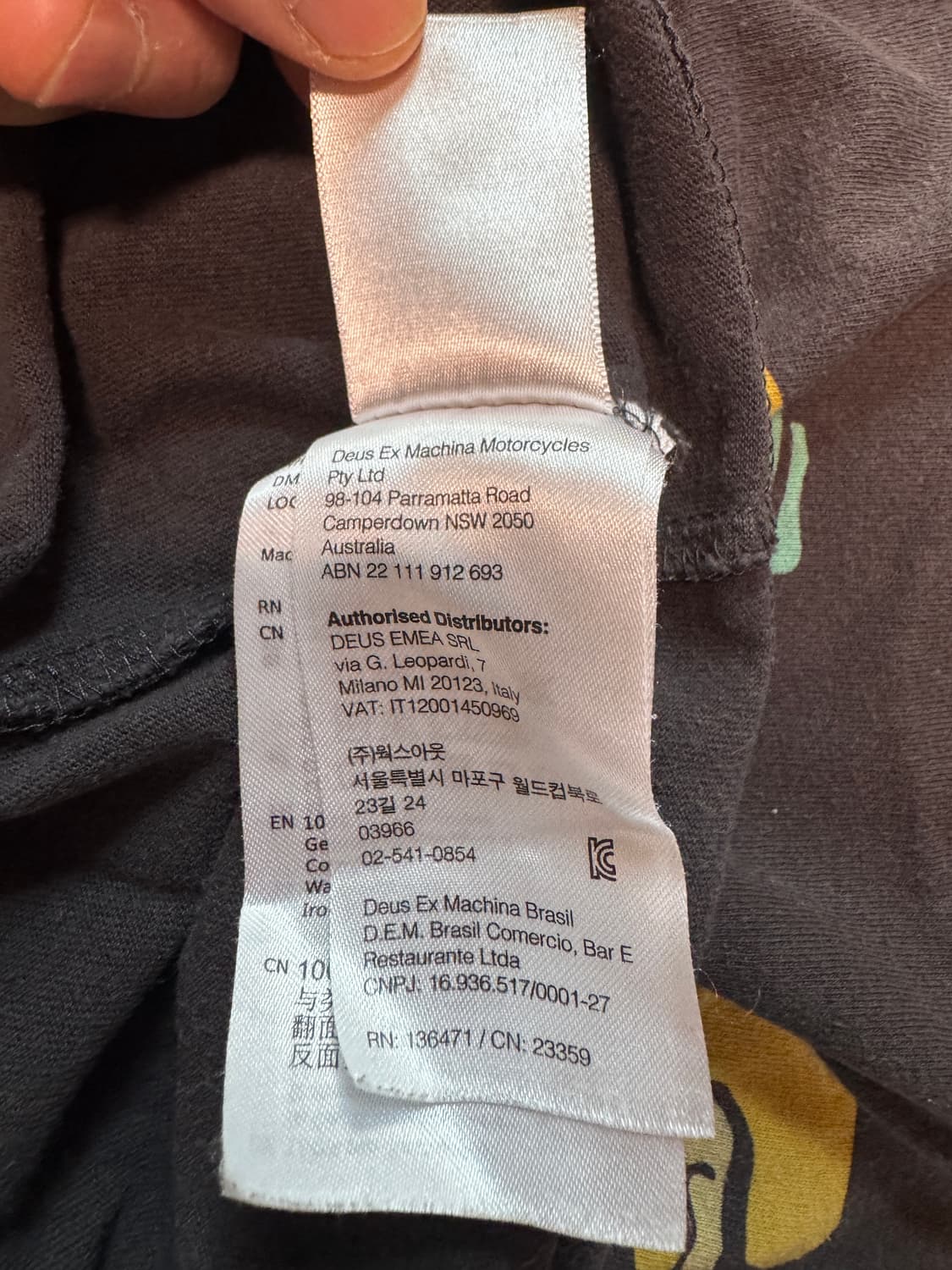 [XL] 데우스 커스텀 서핑보드 반팔티 상품이미지3