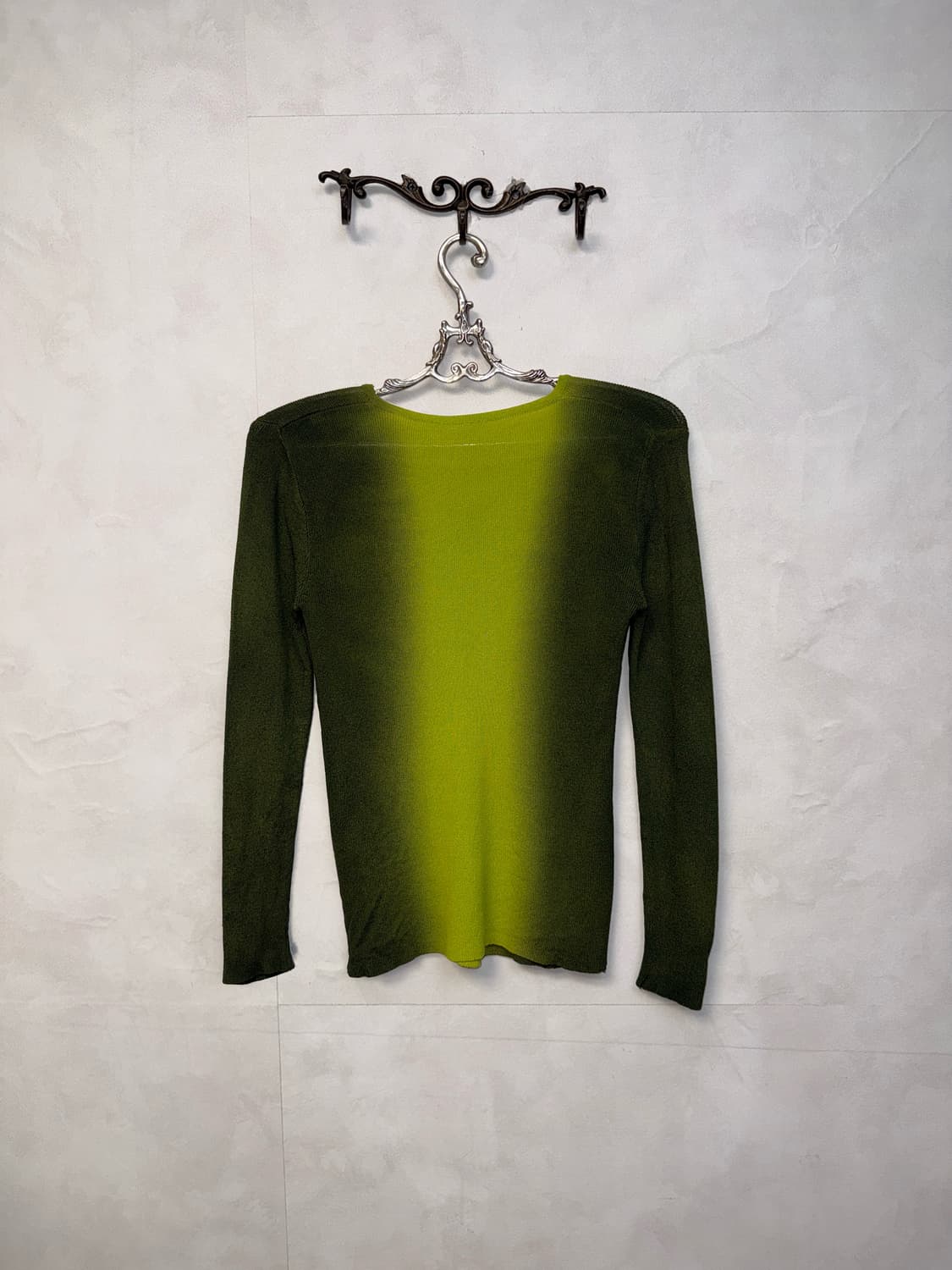 Green gradient fairy flower beads knit 상품이미지5