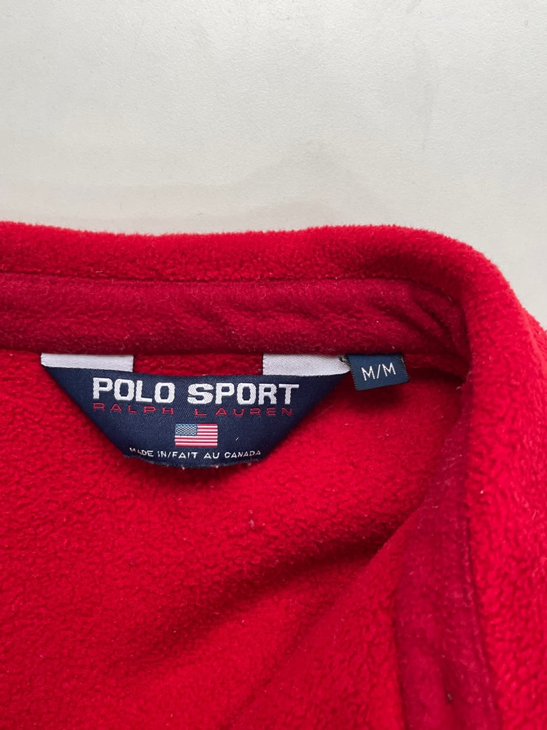 90s 폴로 스포츠 플리스 블루종 자켓  상품이미지6