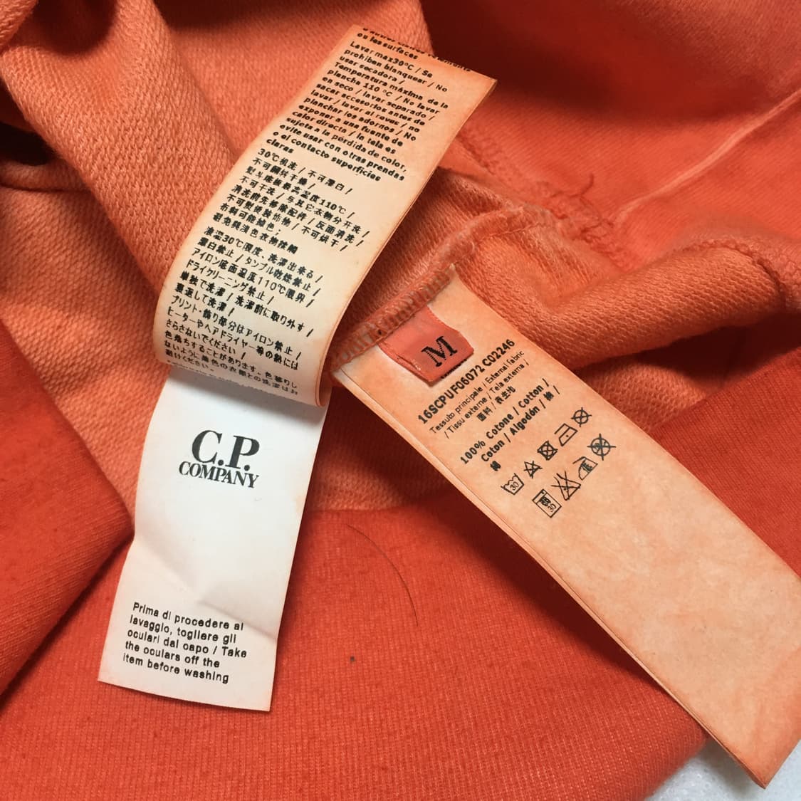 씨피컴퍼니 워싱 맨투맨 M 상품이미지6