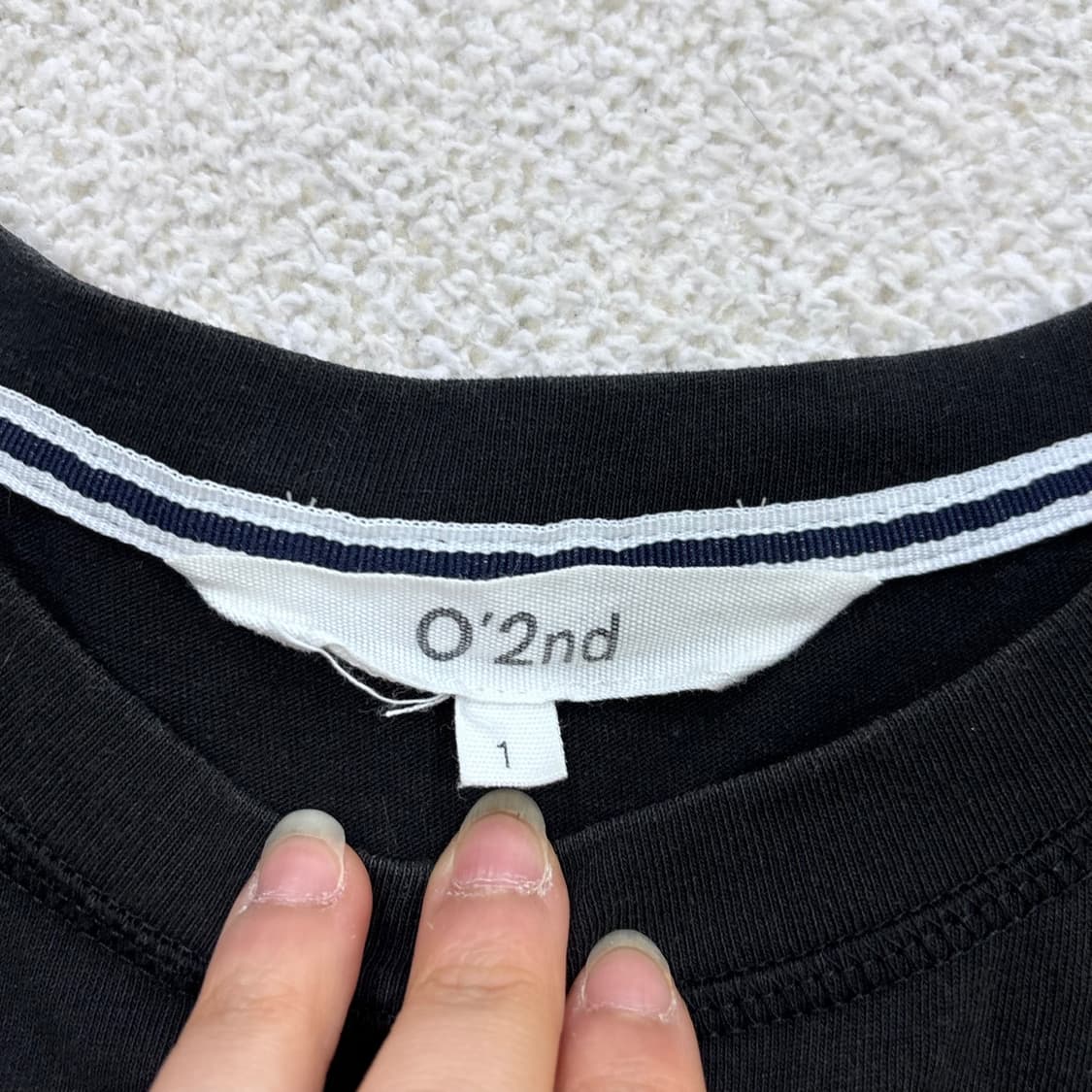 1 오즈세컨 패치 반팔 티셔츠 0331E 상품이미지3