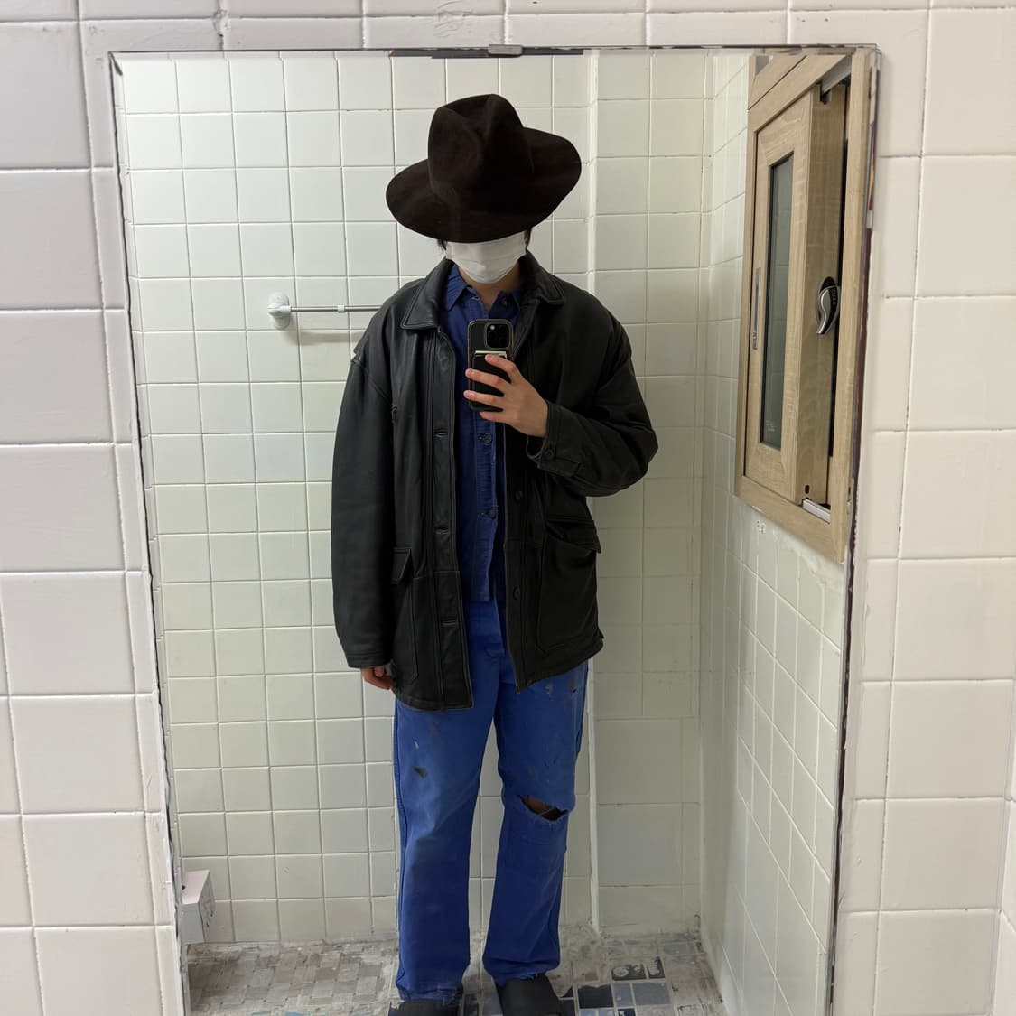 No.22 빈티지 프렌치 워크 리페어 팬츠  상품이미지7