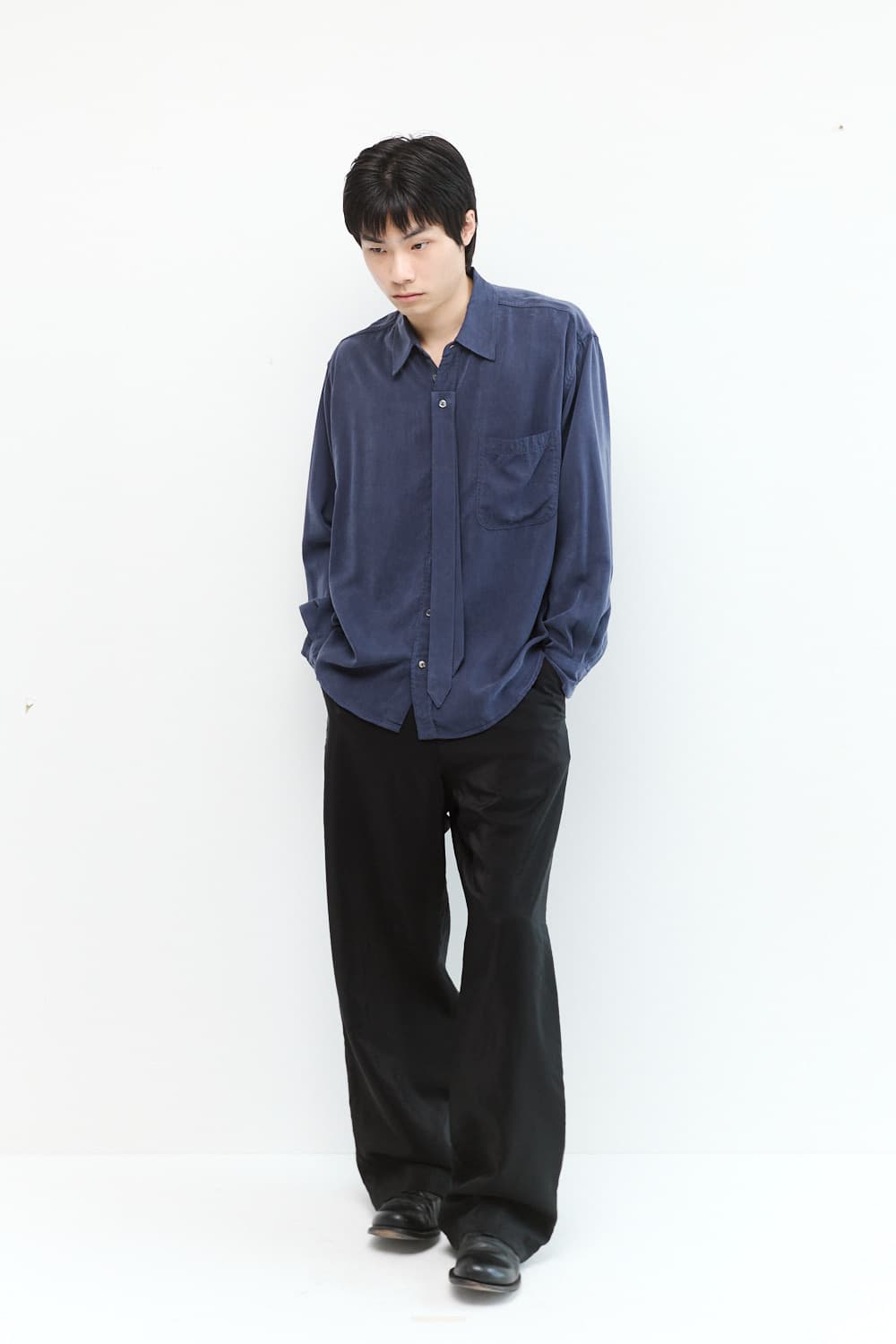  Tie Shirt French (Blue) 상품이미지2