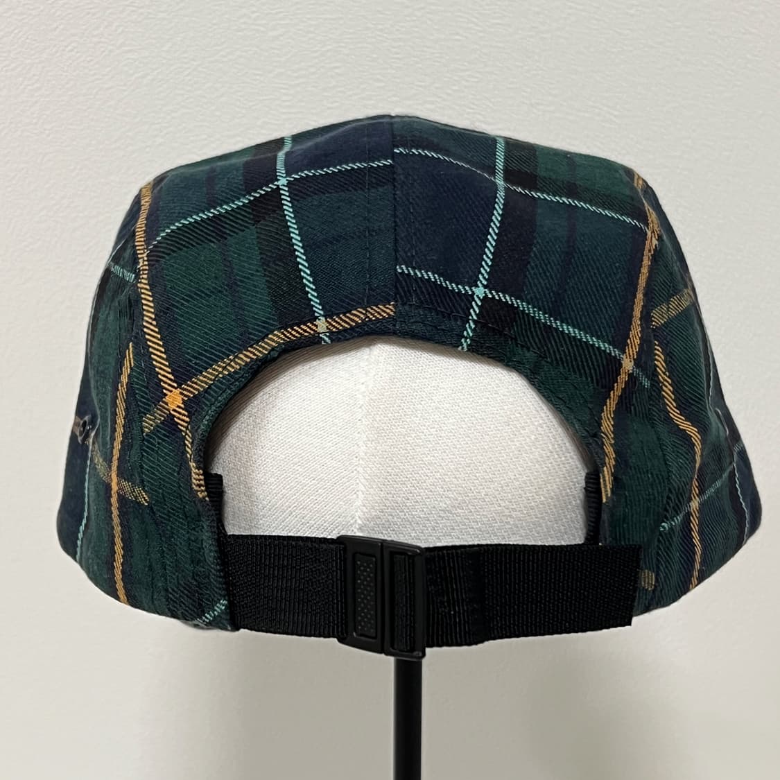 슈프림 2005 타탄 체크 캠프캡 그린 상품이미지3