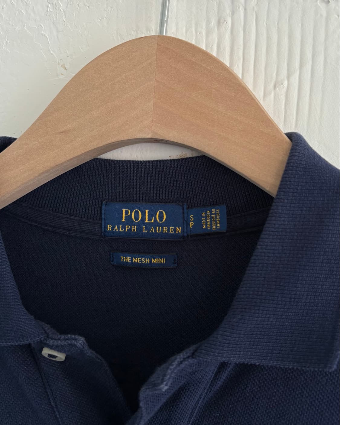 Polo 폴로 랄프로렌 신형라벨 우먼 네이비컬러 PK 원피스 상품이미지3