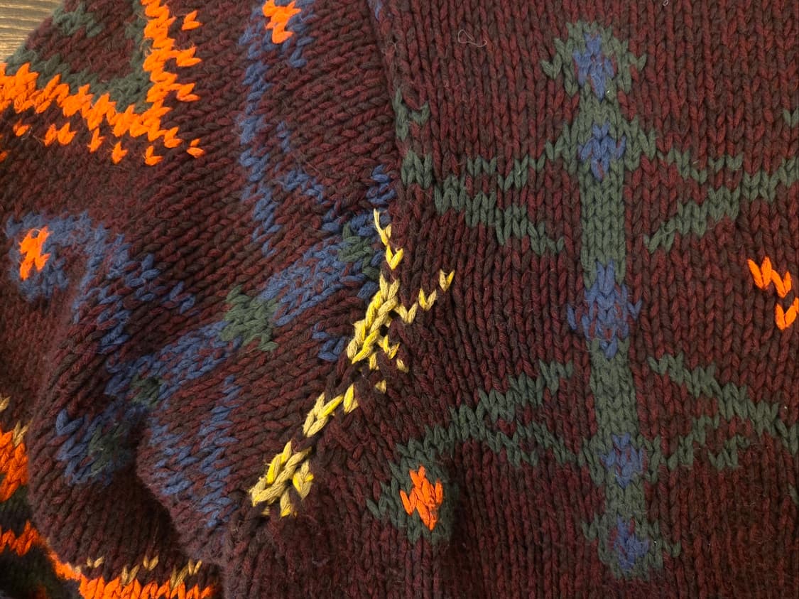 90's 타미힐피거 나바호니트 상품이미지4