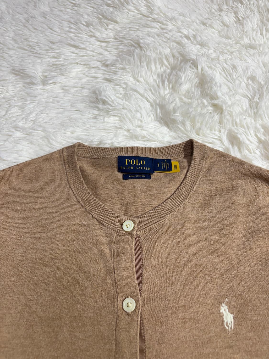 폴로 랄프로렌 화이트포니 베이지 가디건  상품이미지6