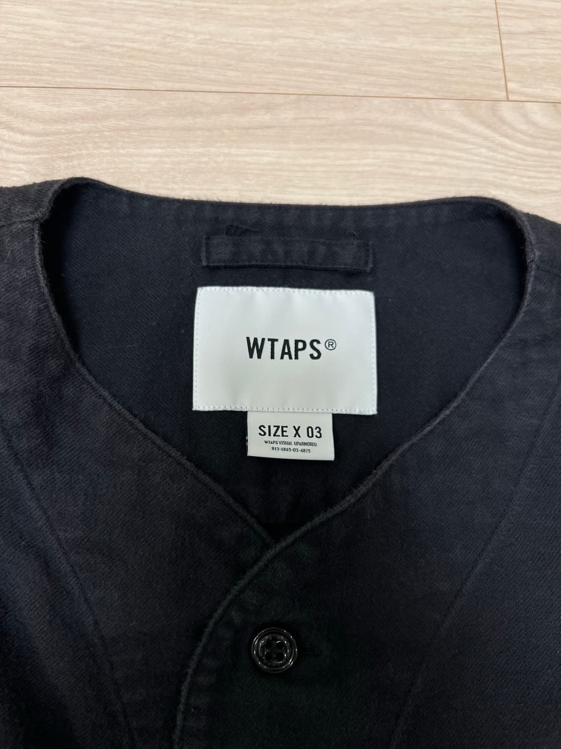 WTAPS 리그셔츠 블랙 03 상품이미지6