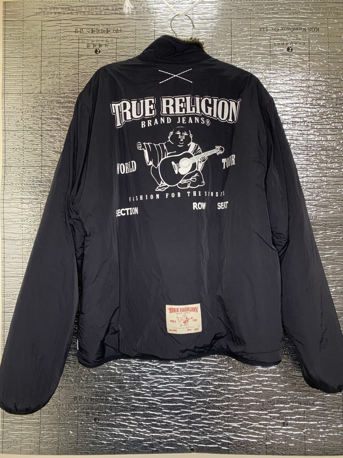 트루릴리젼 O.G 로고 리버시블 플리스 자켓 카키 상품이미지5