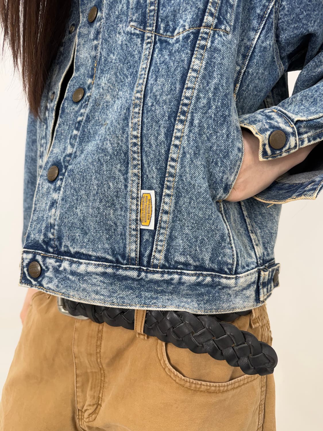 빈티지 데님 자켓 상품이미지5