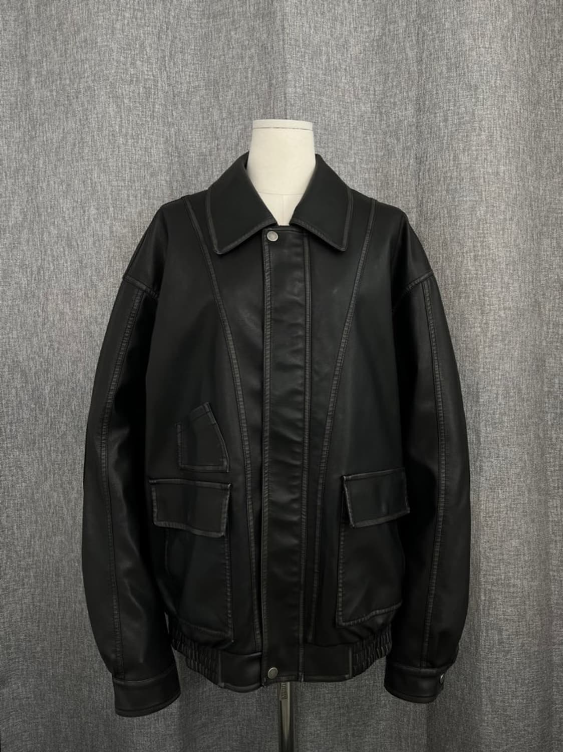 드미트리블랙 워시드 레더 자켓/#3568 상품이미지1