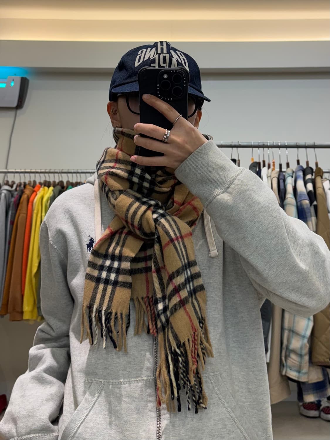 버버리 체크 머플러 상품이미지8