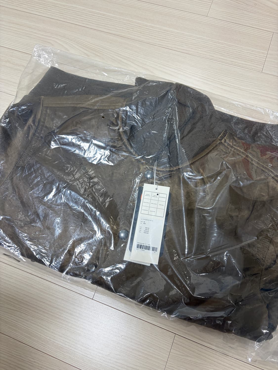 arket 아르켓 thumbled 새틴 바시티 자켓 새상품 상품이미지3