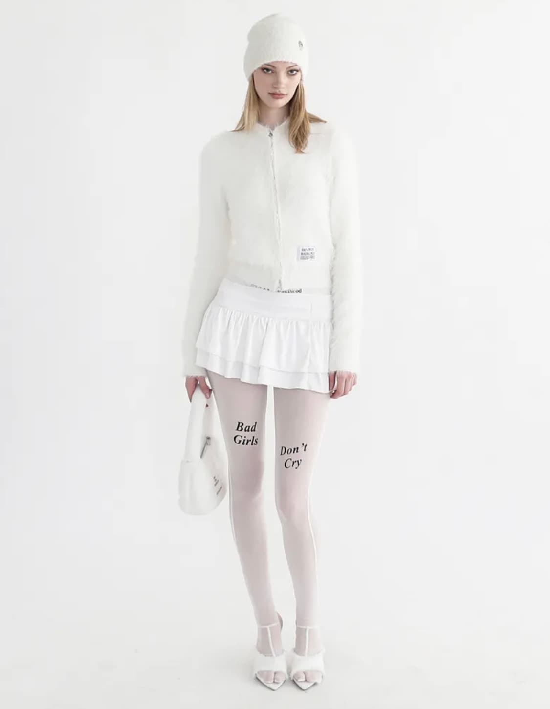 배드블러드) 모헤어 후드 집업 상품이미지7