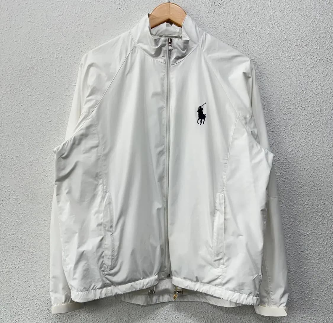 폴로 랄프로렌 골프 남성 화이트 블루종 바람막이 자켓 N3753  상품이미지1
