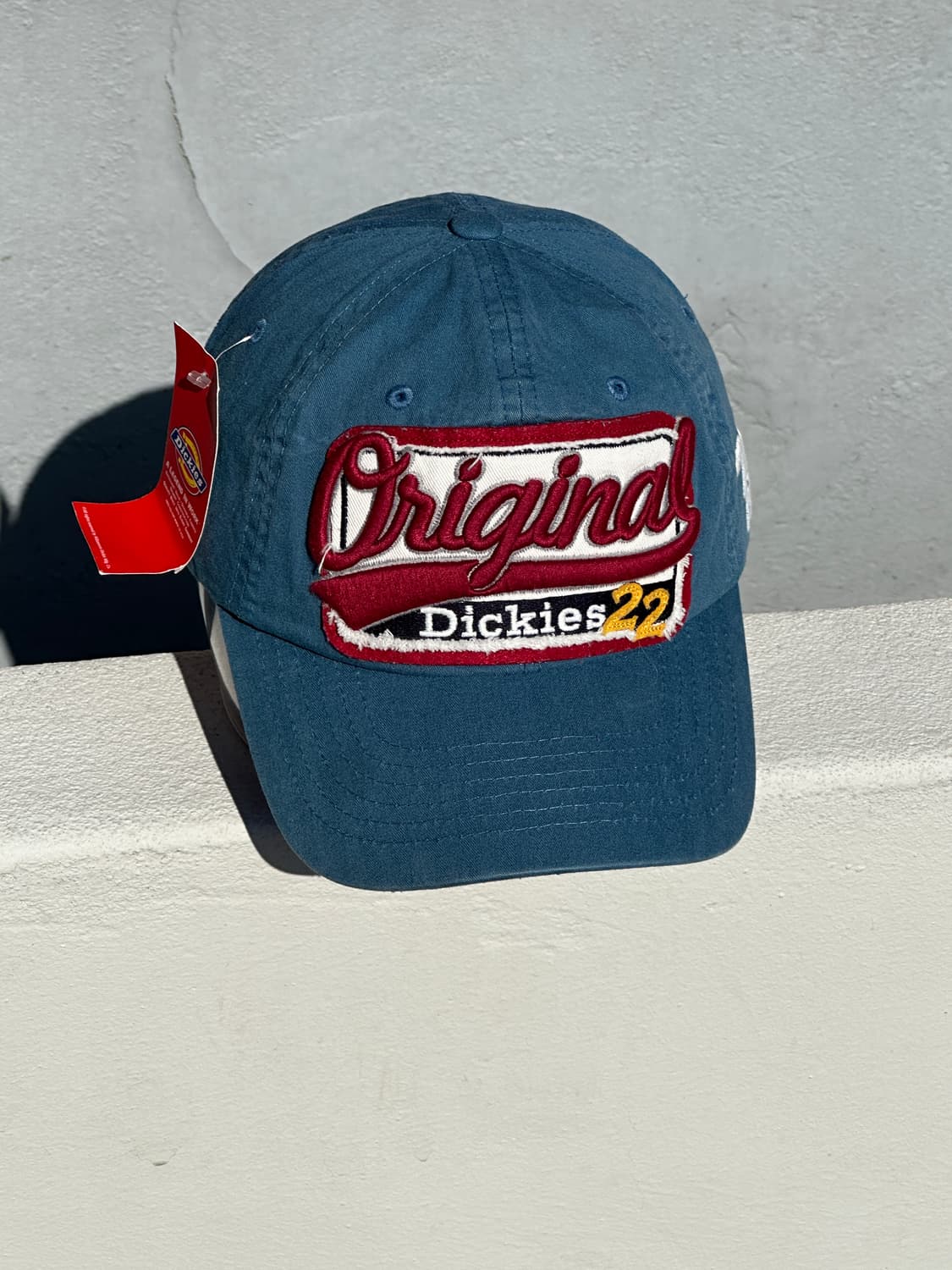 (새상품) [F] 디키즈 빈티지 로고 블루톤 볼캡 모자 상품이미지1