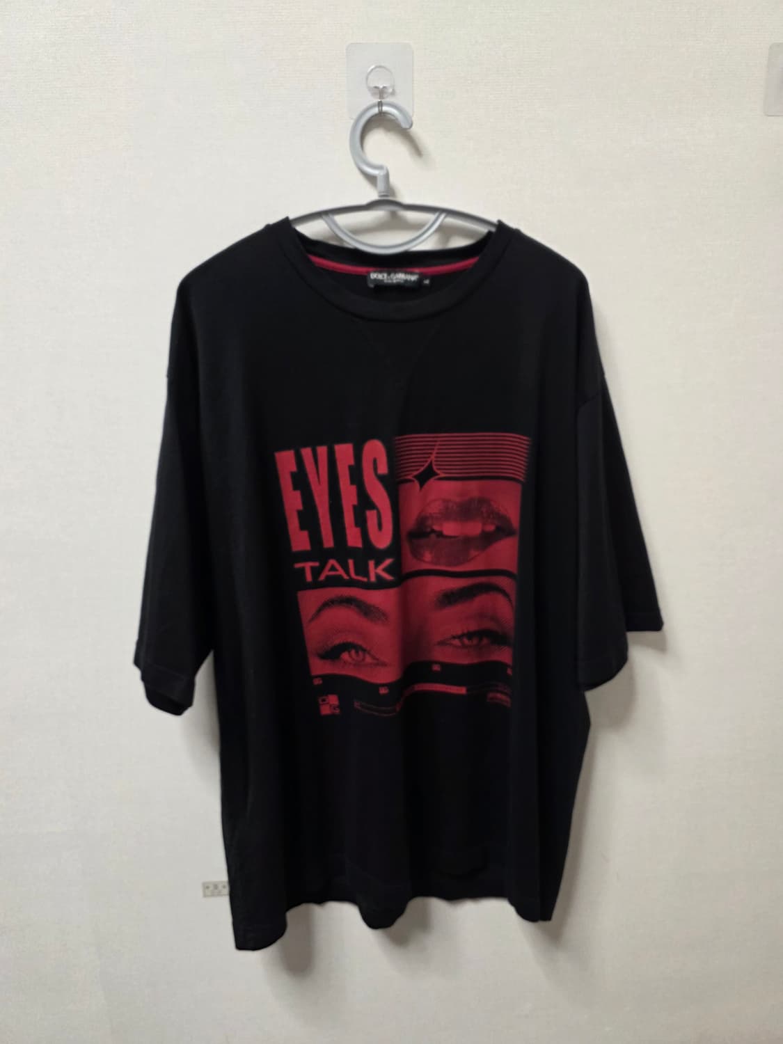 돌체앤가바나 eyes talk 프린팅 티셔츠 L 상품이미지1