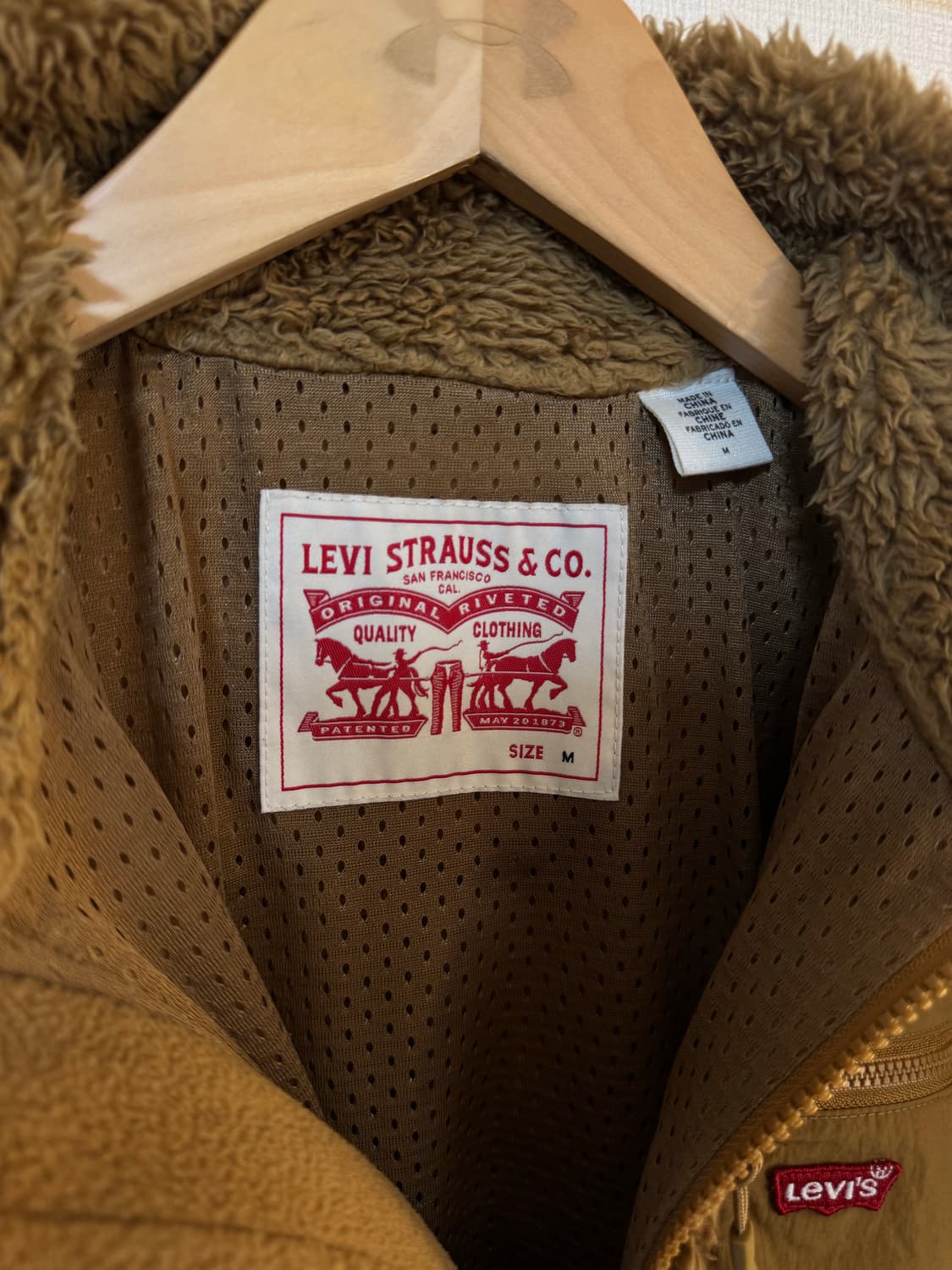 [M]리바이스 피스드 플리스 자켓 후리스 자켓 상품이미지4