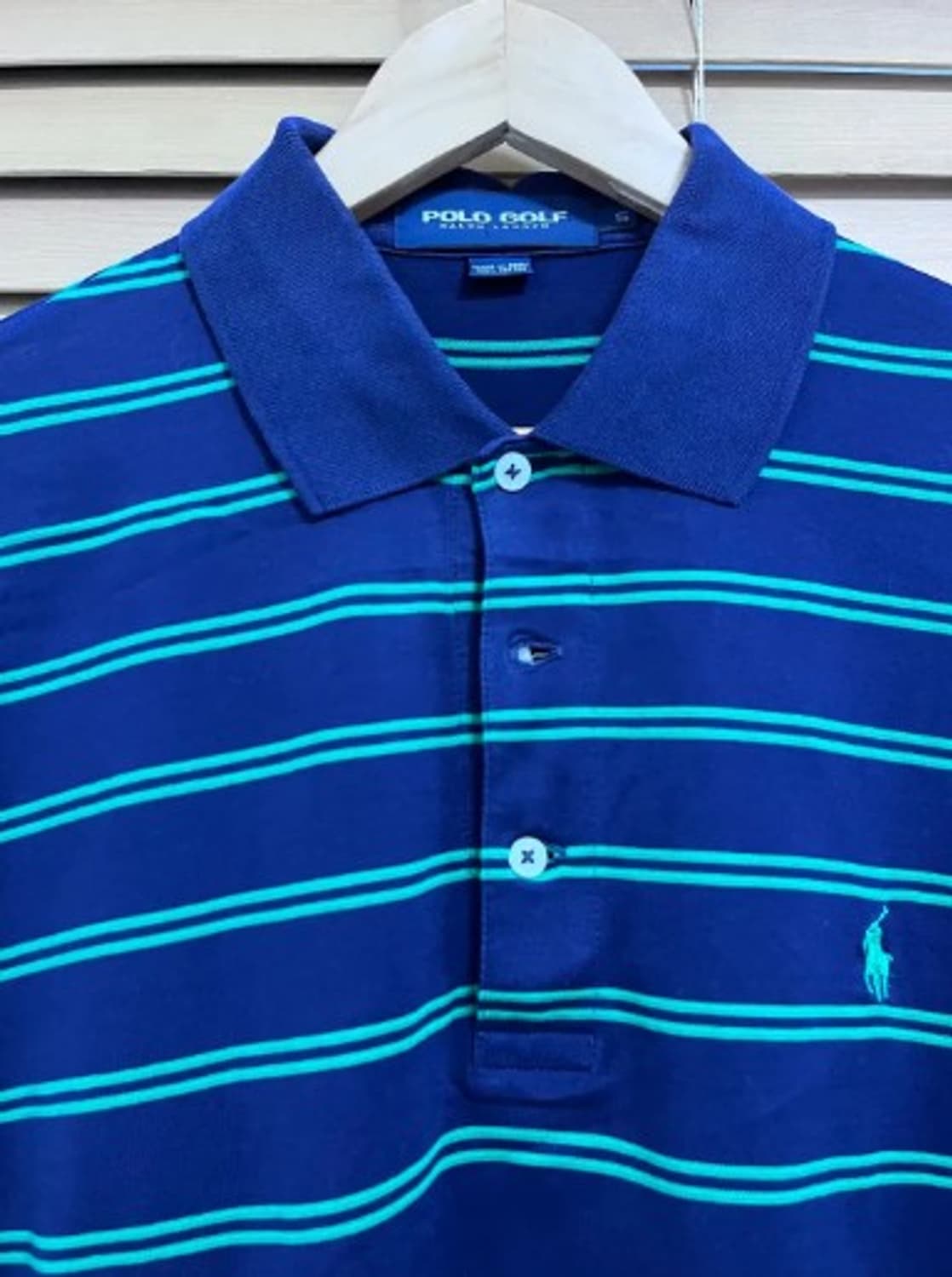 폴로골프 랄프로렌 남성 네이비스트라이프반팔PK티셔츠 S사이즈 상품이미지1