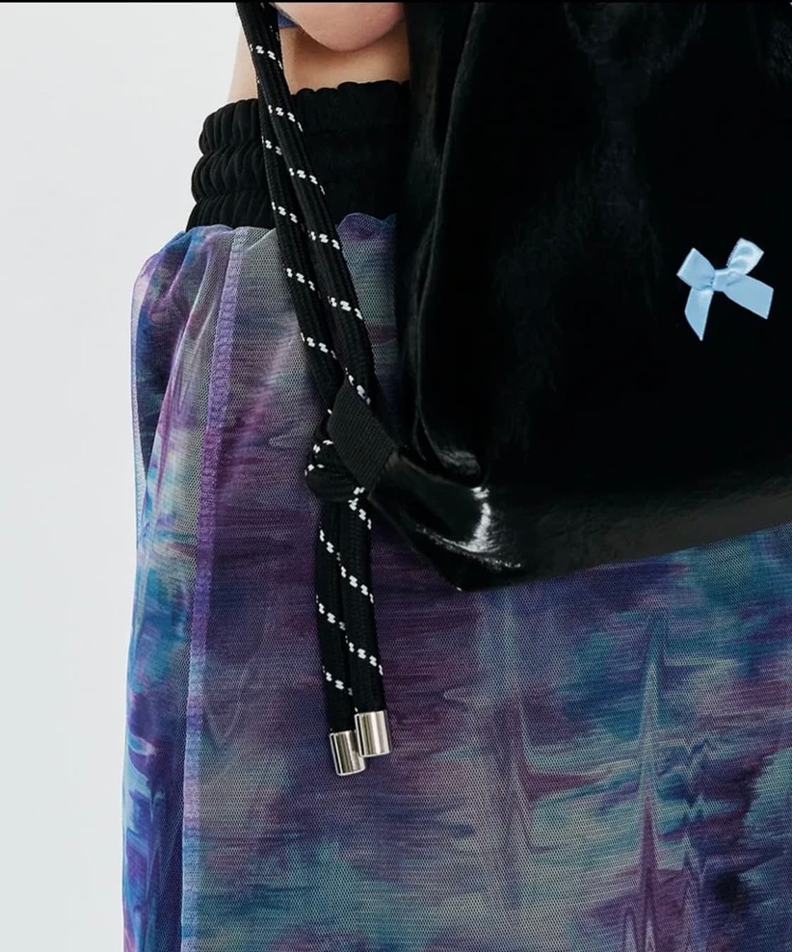 아더월들리 리본 짐색 블루 상품이미지2