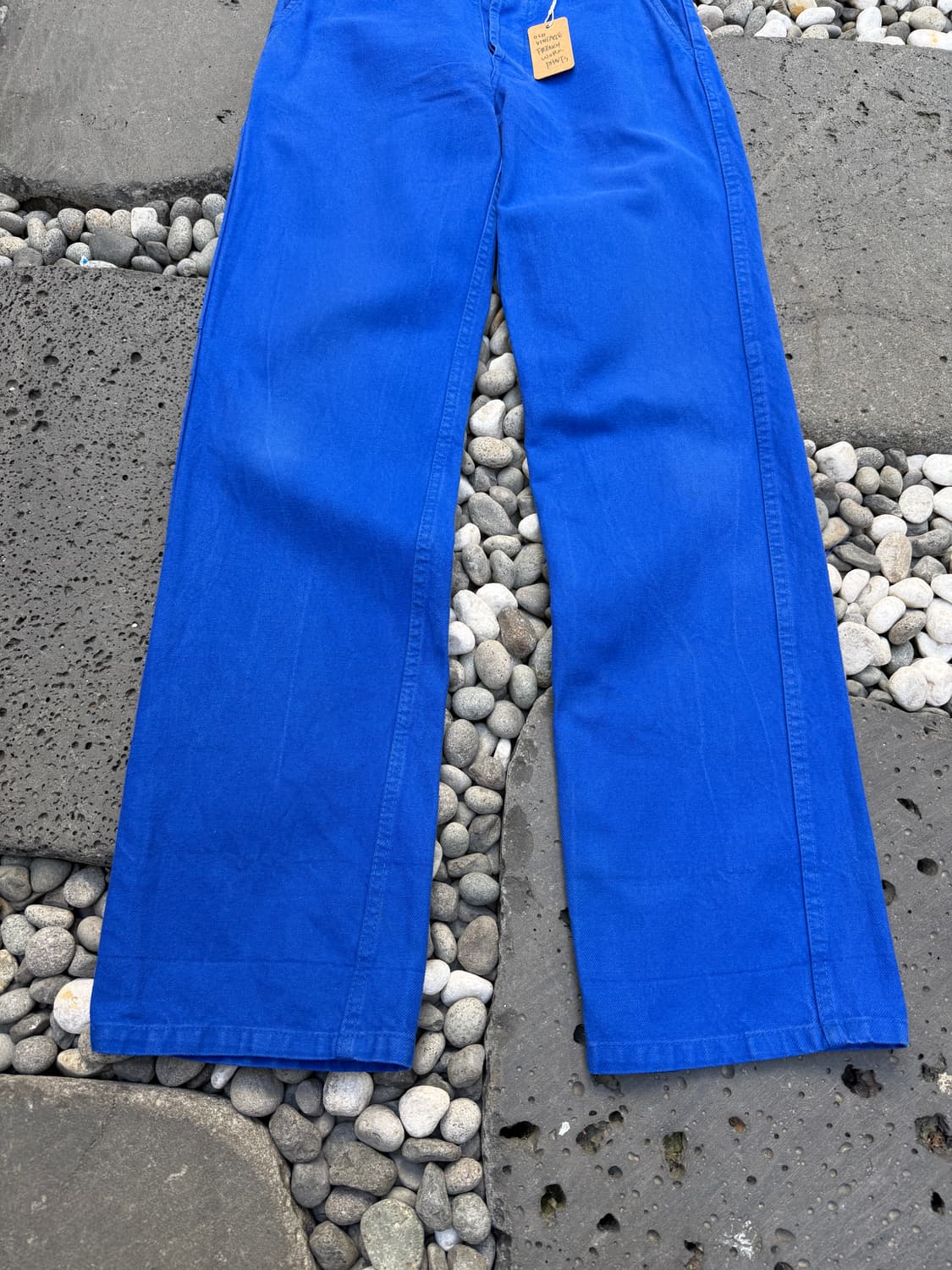 OLD VINTAGE WASHED BLUE 빈티지 프렌치워크팬츠 상품이미지4