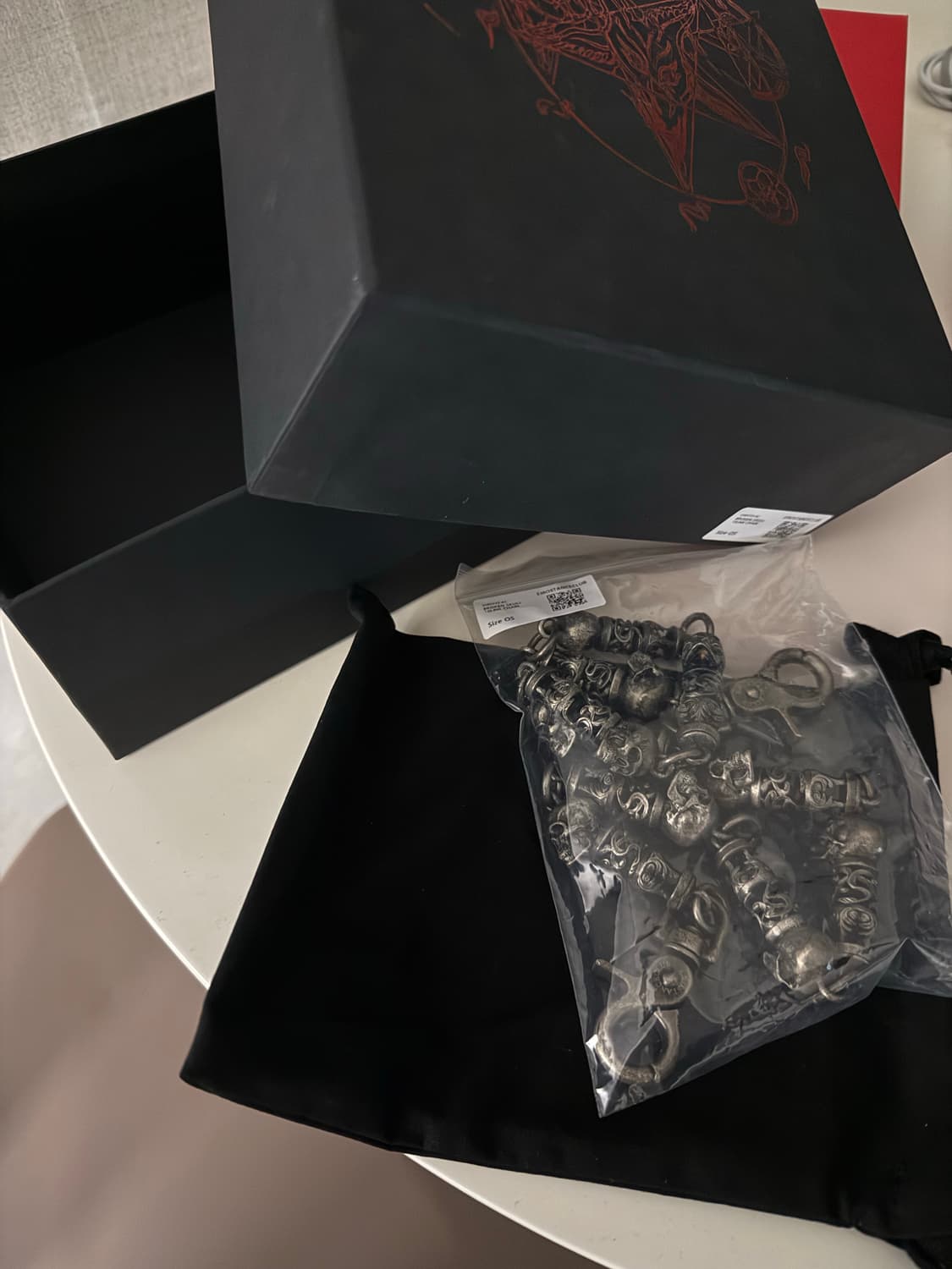 에모스텐스클럽 스컬 10링크 체인 상품이미지1