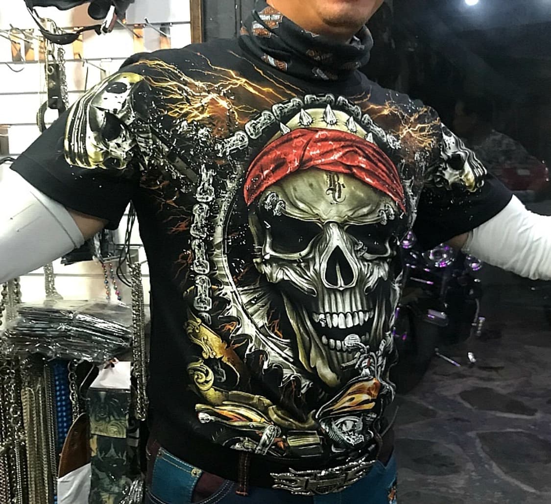 열정 빨간띠 스컬 바이크  상품이미지5