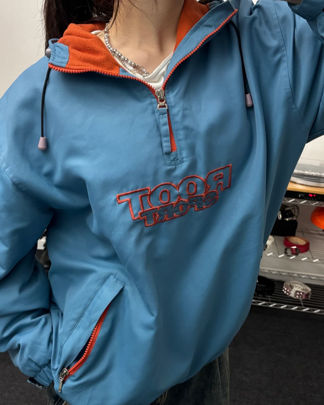 캐나다 루츠 00s 나일론 아노락 점퍼 상품이미지2