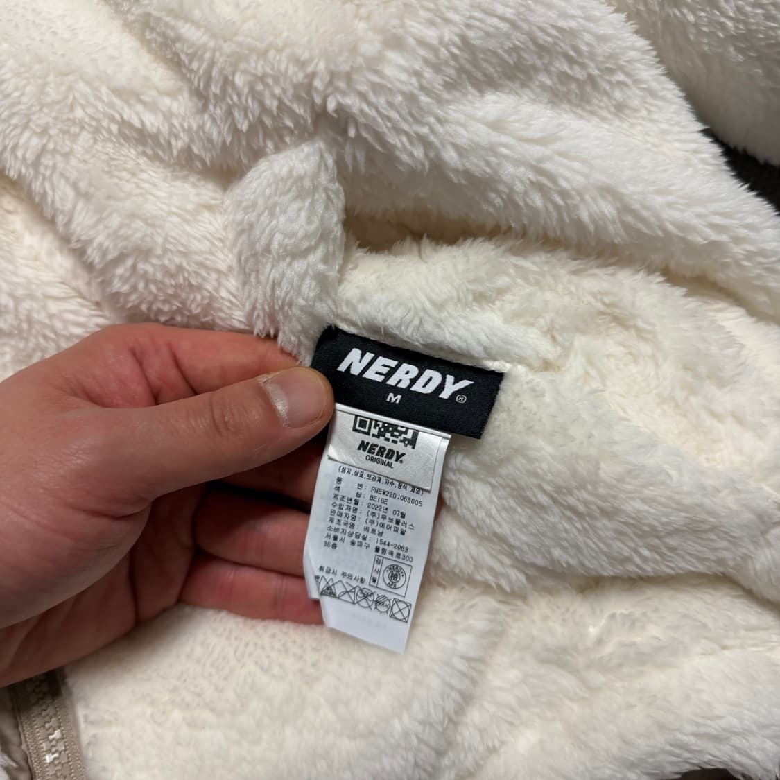 널디 NERDY 리버시블 플리스 숏 패딩 상품이미지7