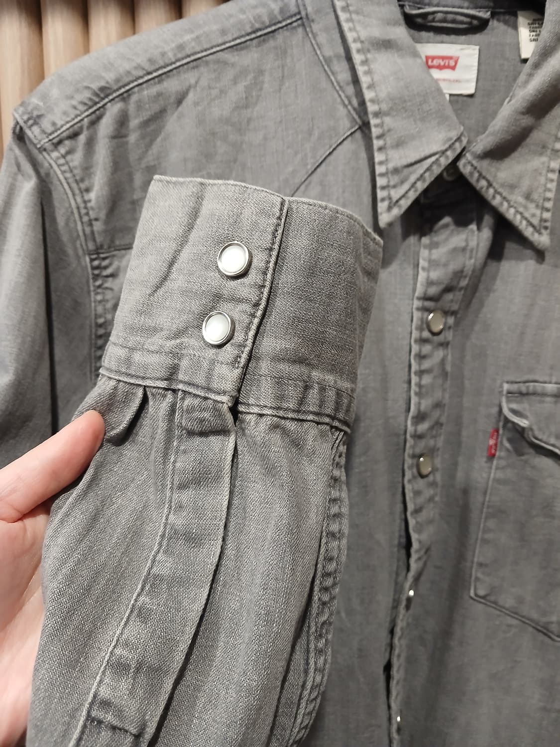 무배) 리바이스 레드탭 워싱 웨스턴셔츠 - M 상품이미지4