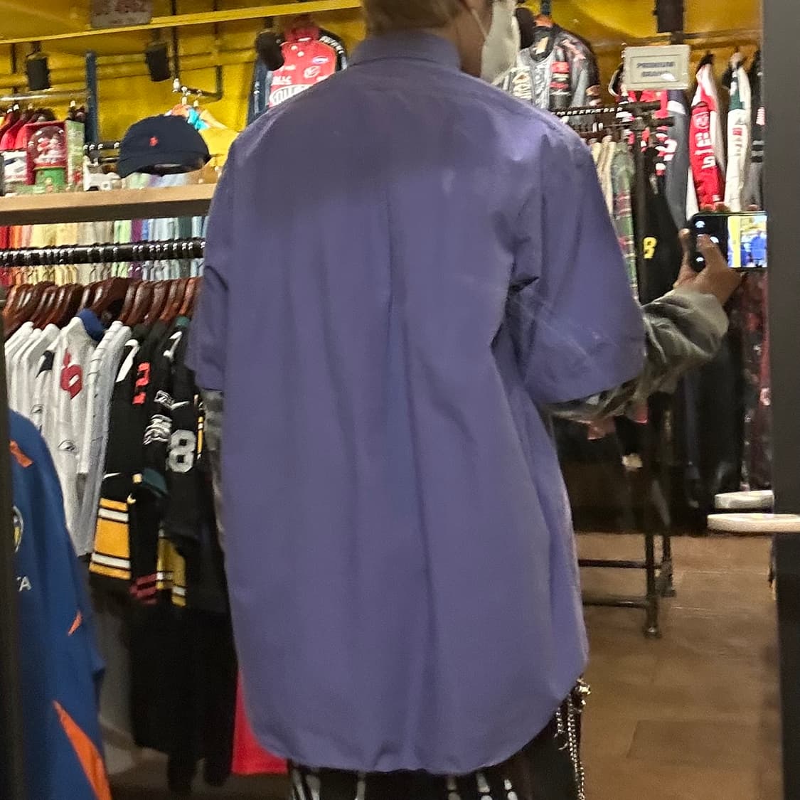 [HI] 폴로 랄프로렌 반팔 셔츠 퍼플 상품이미지5