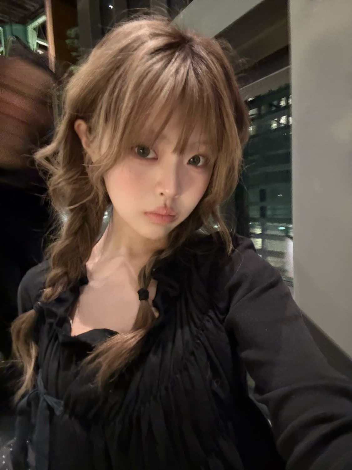 comme des garcons tricot shirring blouse 상품이미지7