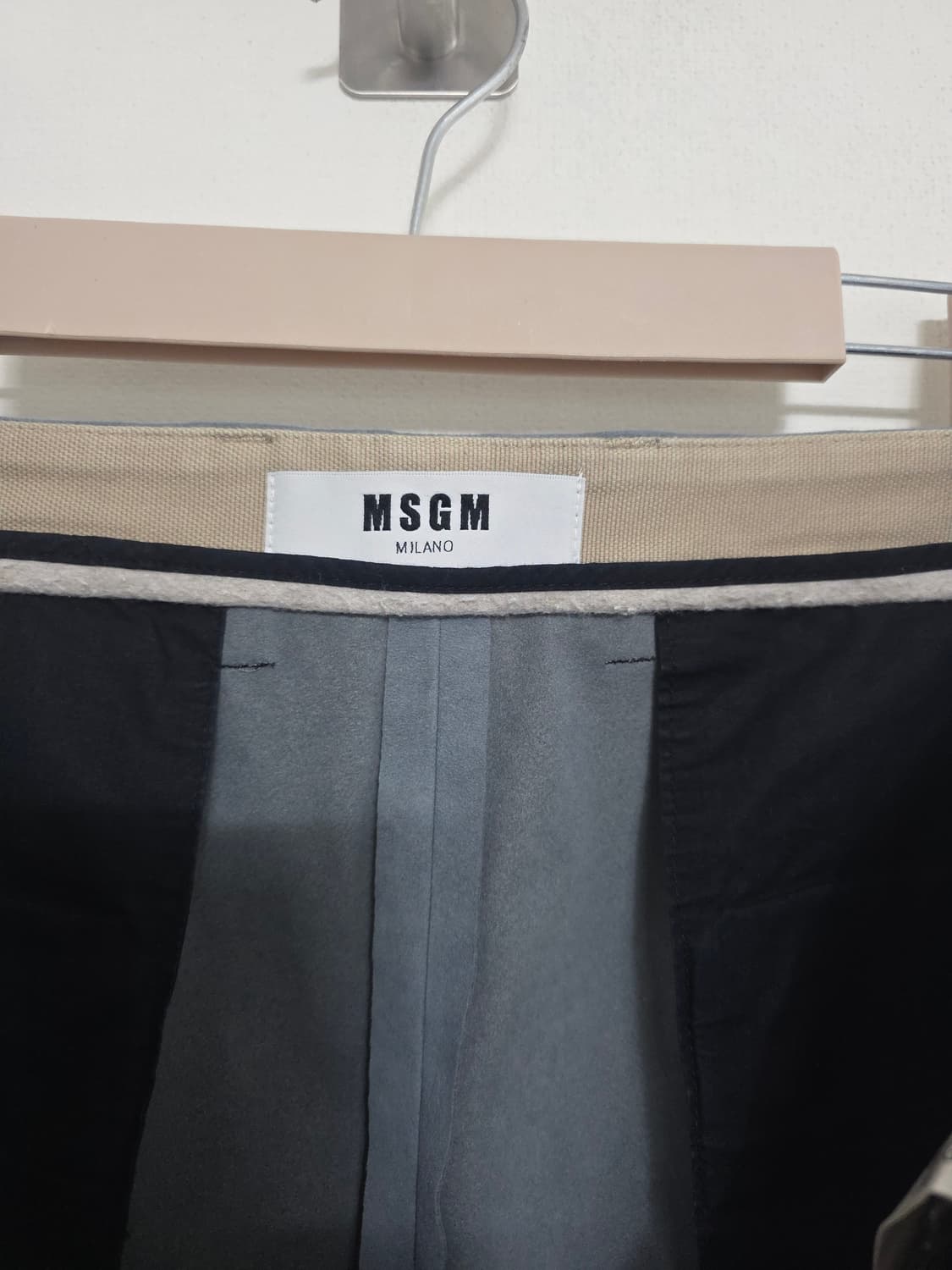 MSGM 밀라노 배색 하프 팬츠 52 34인치 반바지 상품이미지3
